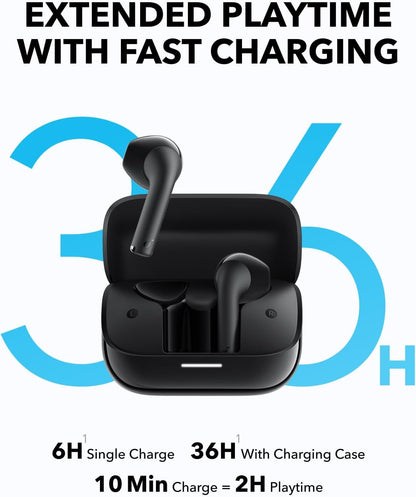 سماعة أذن لاسلكية ساوند كور انكر Soundcore Anker K20i – أصلية بصوت قوي وبطارية تدوم 36 ساعة